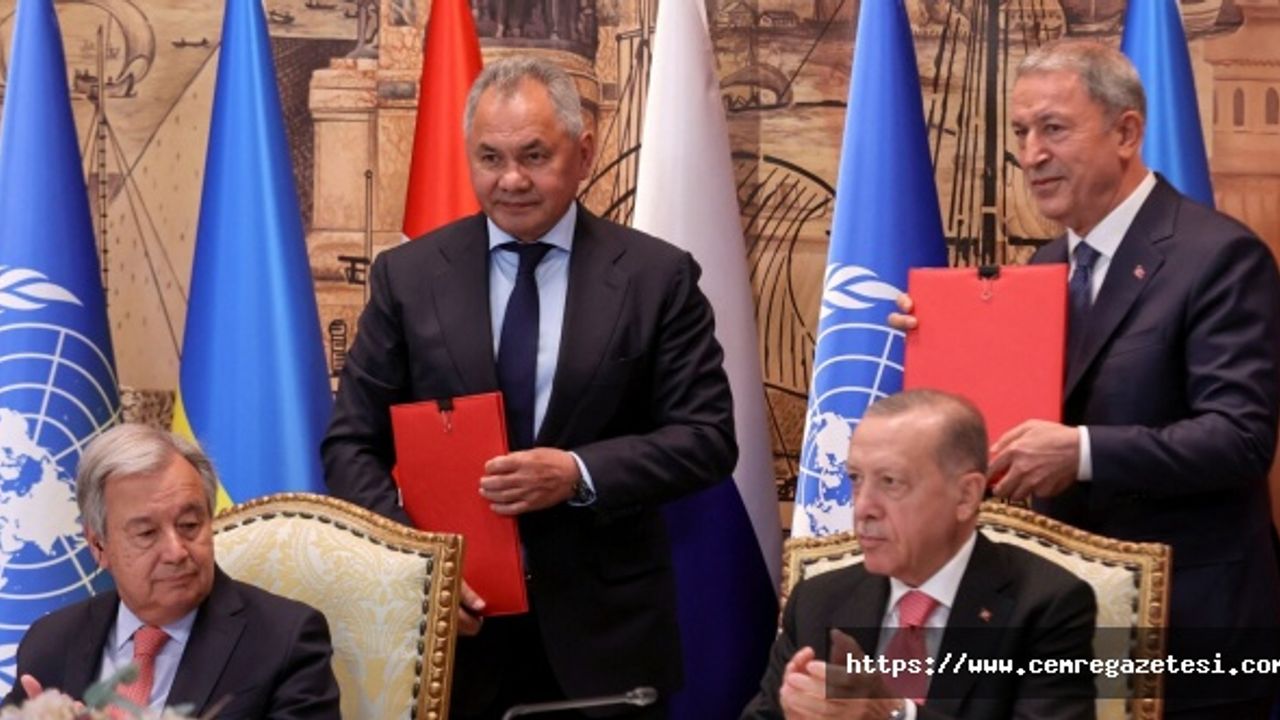 Tahıl koridoru anlaşması Türkiye, Rusya, Ukrayna ve BM arasında imzalandı