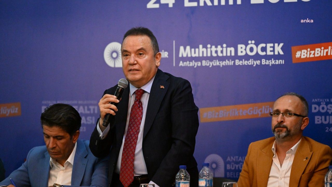 ANTALYA BÜYÜKŞEHİR BELEDİYE BAŞKANI BÖCEK DÖŞEMEALTI'NDA - Cemre Gazetesi