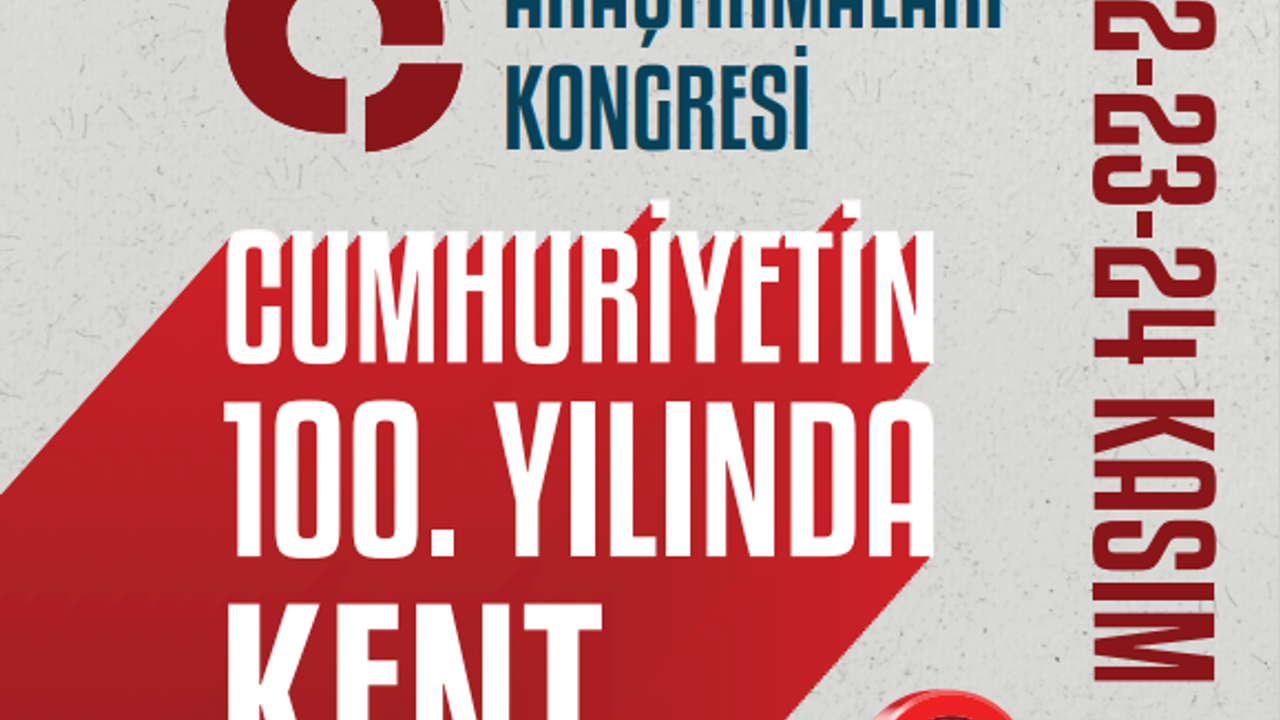 8. Kent Araştırmaları Kongresi Ankara’da Yapılacak