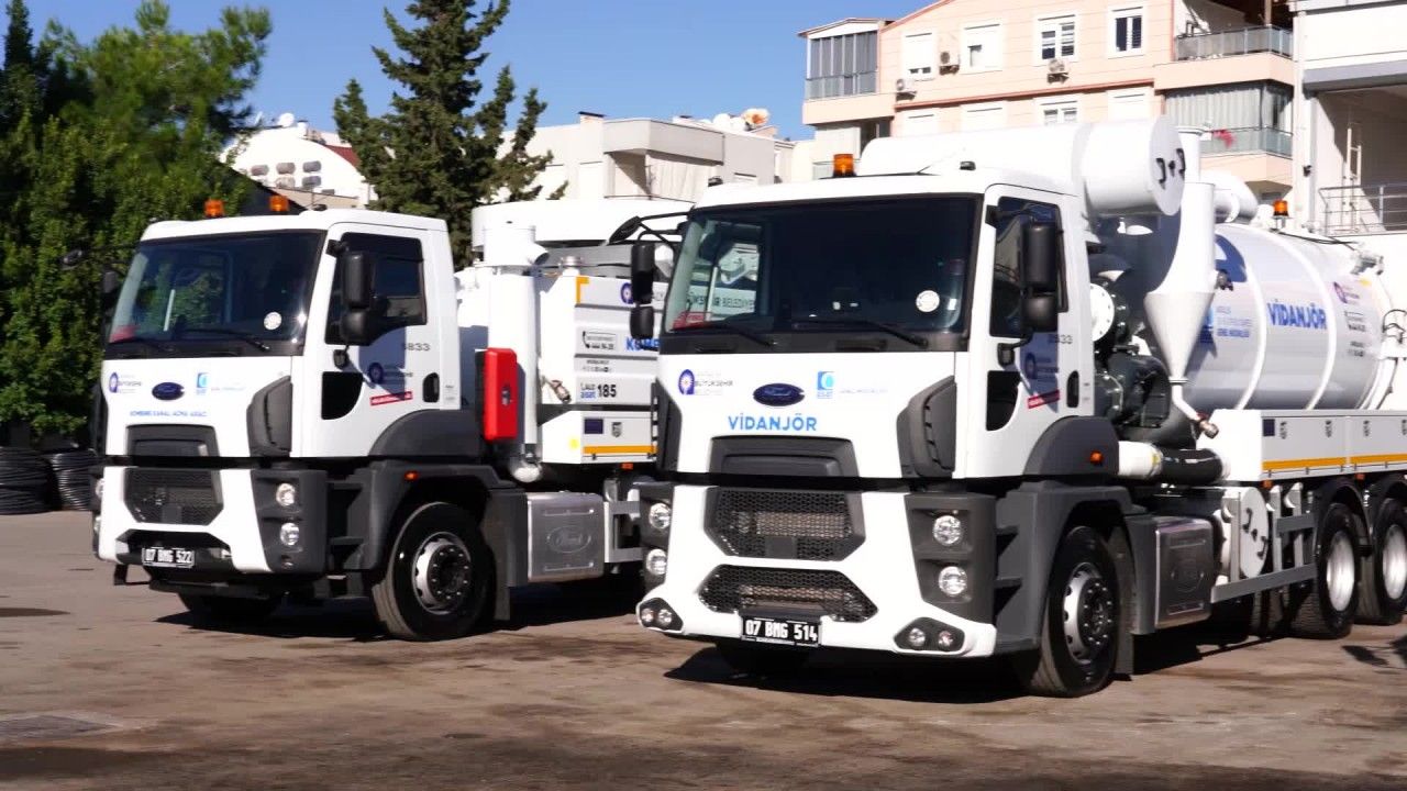 Antalya BB ASAT Araç Filosuna Son Teknoloji Hizmet Araçları Aldı