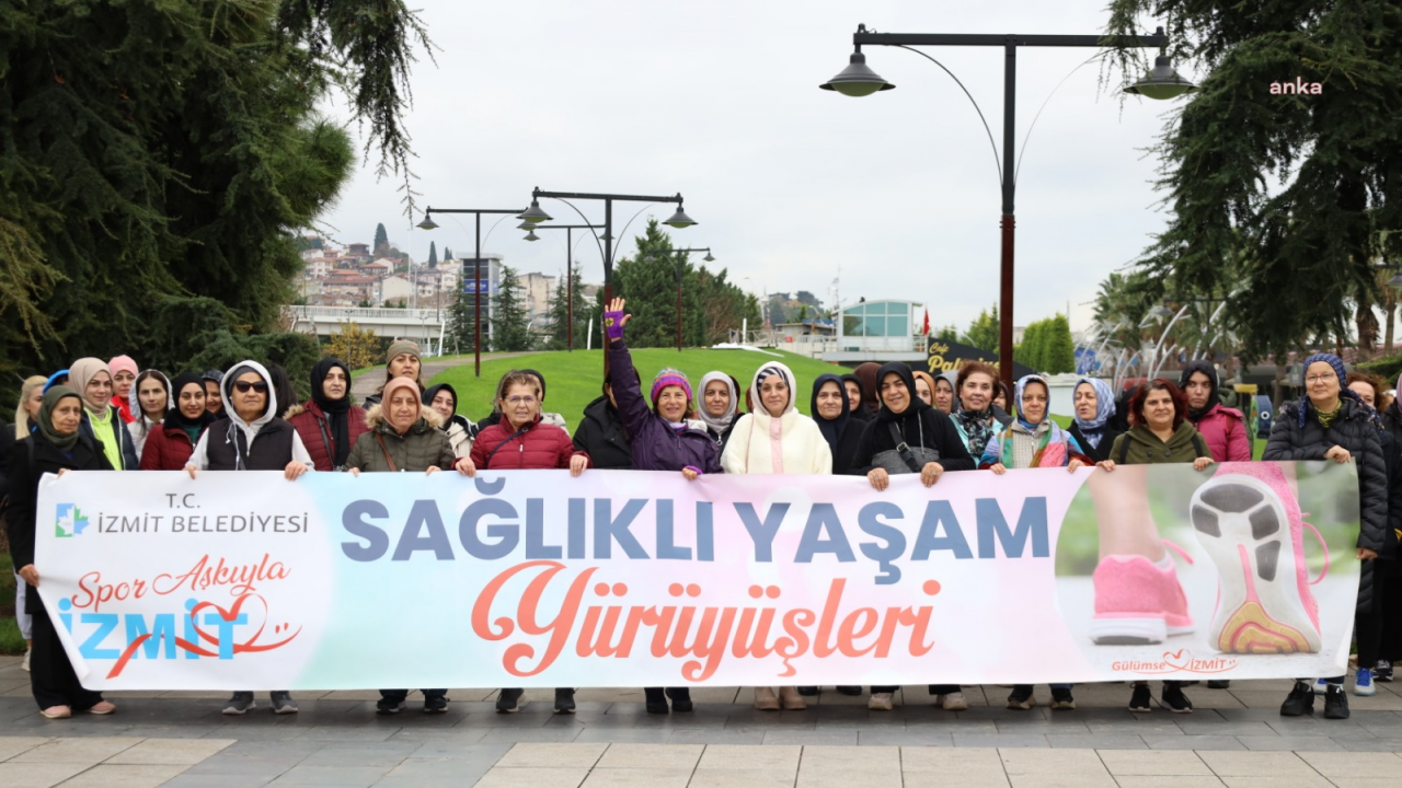İzmit Belediyesi'nin Sağlıklı Yaşam Yürüyüşleri Bu Hafta SEKA Park'ta