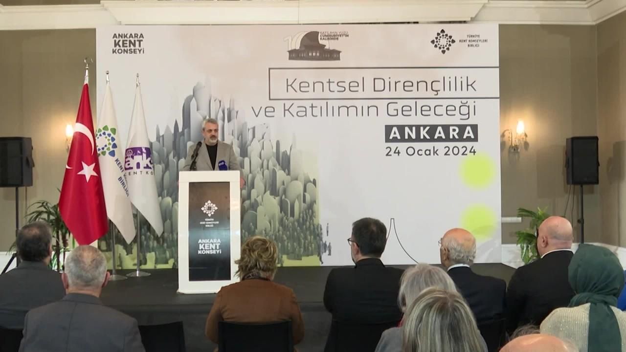 BAŞKENT'TE “KENTSEL DİRENÇLİLİK VE KATILIMIN GELECEĞİ ÇALIŞTAYI”