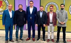 CHP Samandağ Adayı Abacı, Hatay Gazeteciler Cemiyetini Ziyaret Etti