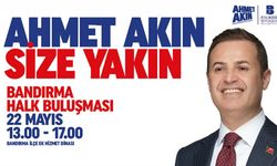 Balıkesir Büyükşehir Belediye Başkanı Akın, Halk Günleri’nde vatandaşlarla buluşacak