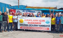 “Hakları için direnen grevdeki işçilerin yanındayız”