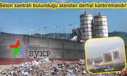 Samandağ SYKP’den Beton Santrali İle İlgili Açıklama