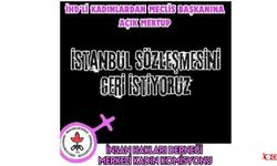 İHD Merkezi Kadın Komisyonu: İstanbul Sözleşmesi’nin yeniden imzalanmasının bir zorunluluktur.