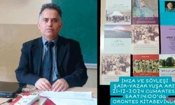 Şair- Yazar Yuşa Arış Orontes’te Okurlarıyla Buluşuyor