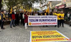 Eğitim Emekçileri Samandağ’da Haykırdı: Yoksulluğa Teslim Olmayacağız