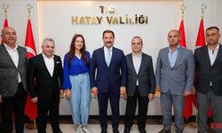 Vali Masatlı Hatay'da yayın yapan radyo sahiplerini kabul etti