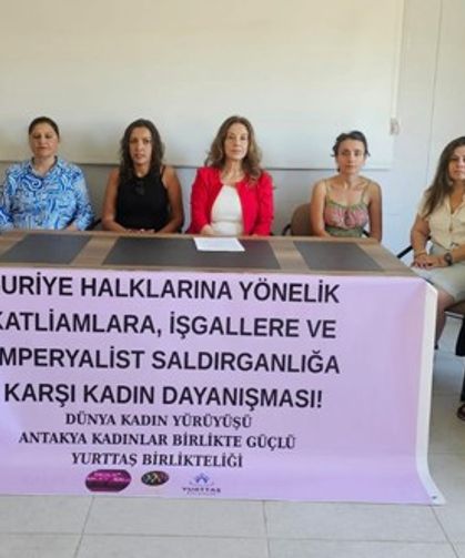 Ortadoğu’da katliamlara ve işgale karşı kadın dayanışması Hatay’da buluşuyor