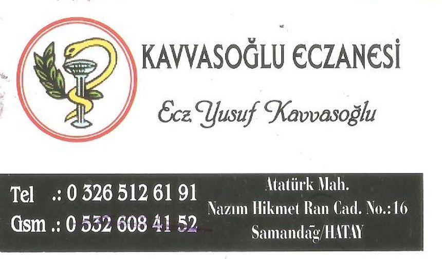 Kavvasoğlu Eczanesi - Yusuf Kavvasoğlu