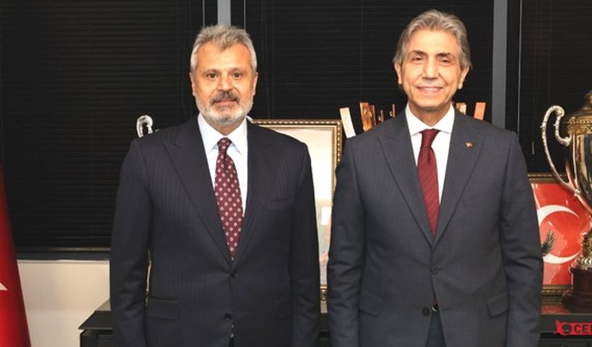 HBB Başkanı Mehmet Öntürk, Ak Parti  Yerel Yönetimler Başkanı Demir'i Ağırladı