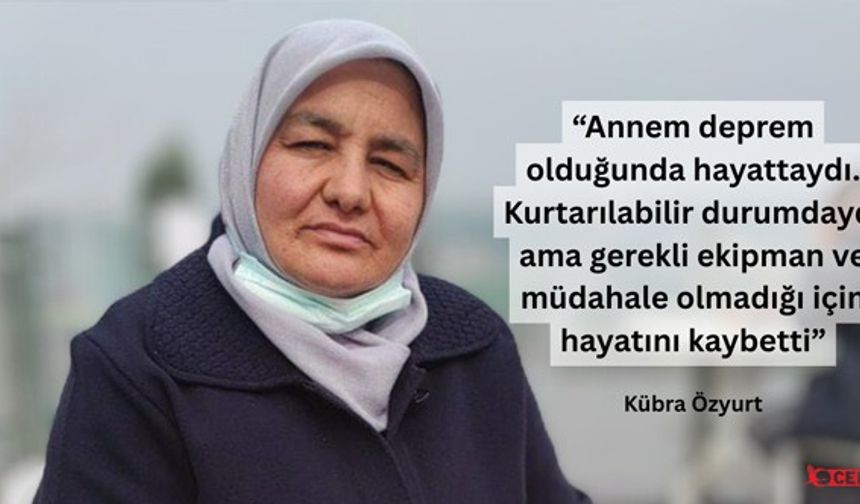 “Kaybettiğim Annem Havva Özyurt İçin Adalet Arıyorum!”