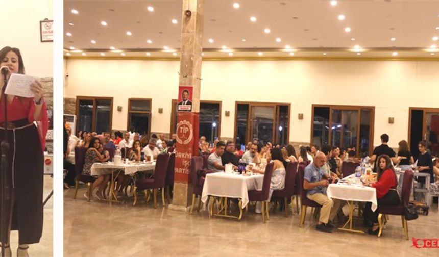 TİP Hatay'dan Samandağ'da Dayanışma Yemeği